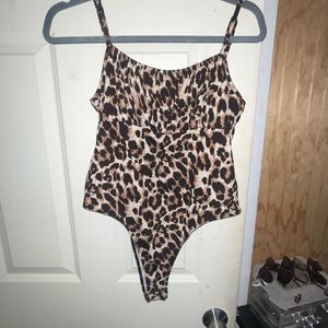 animal print bodysuit